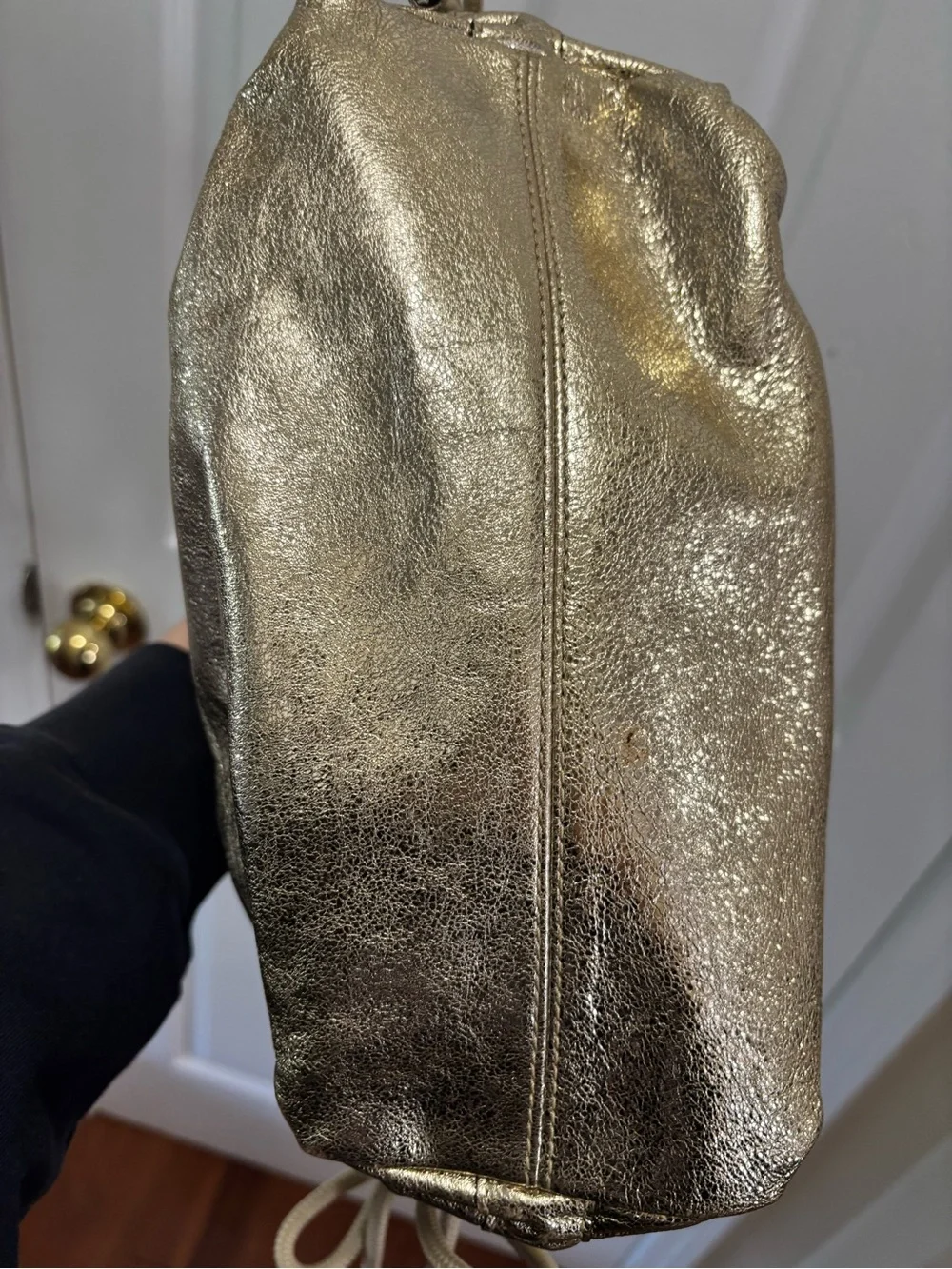Coach Poppy G1069-16050 LIMITED EDITION Metallic Gold Star Spotlight Tote NWOT - Picture 13 of 16